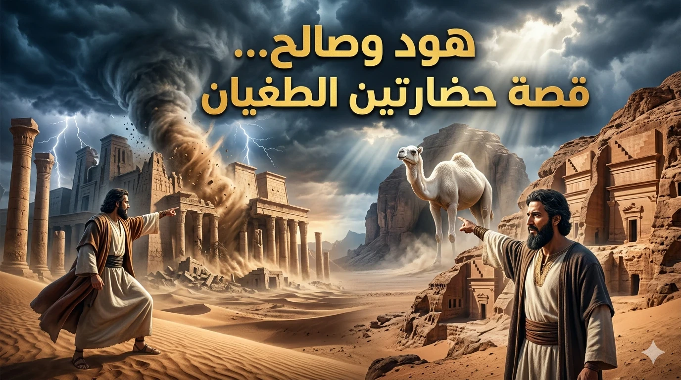 image about قصة هود وصالح مع عاد وثمود: حضارات عظيمة وقصة أنبياء دعوا إلى الحق