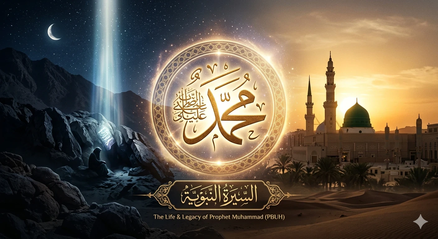 image about سيد البشرية: ومضات من السيرة النبوية العطرة ومنهج بناء الأمة