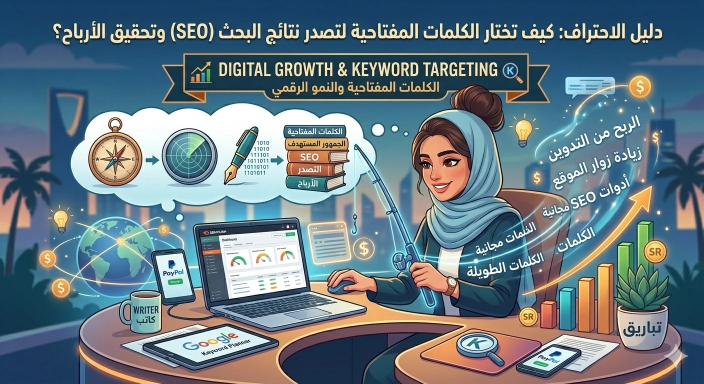 image about دليل المحترفين: كيف تختار الكلمات المفتاحية لتصدر نتائج البحث (SEO) وتحقيق الأرباح؟