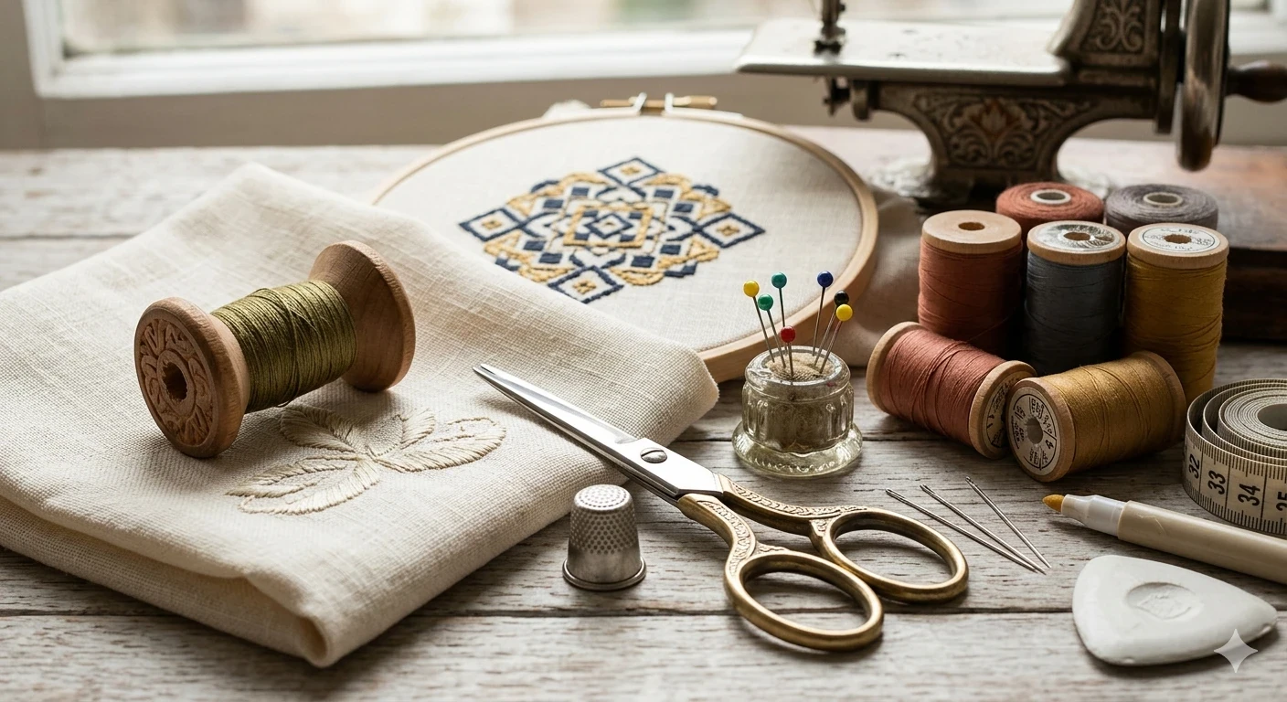 image about دليل فنون الإبرة: الخياطة والتطريز من الهواية إلى الاحتراف (أفضل 100 قناة تعليمية)