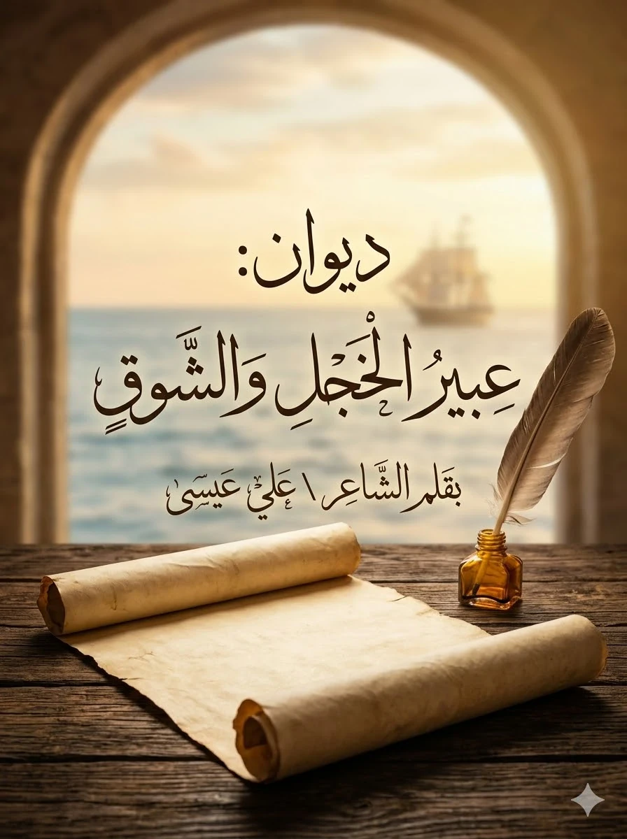 image about ديوان: عبيرُ الخَجل والشوق للكاتب علي عيسي