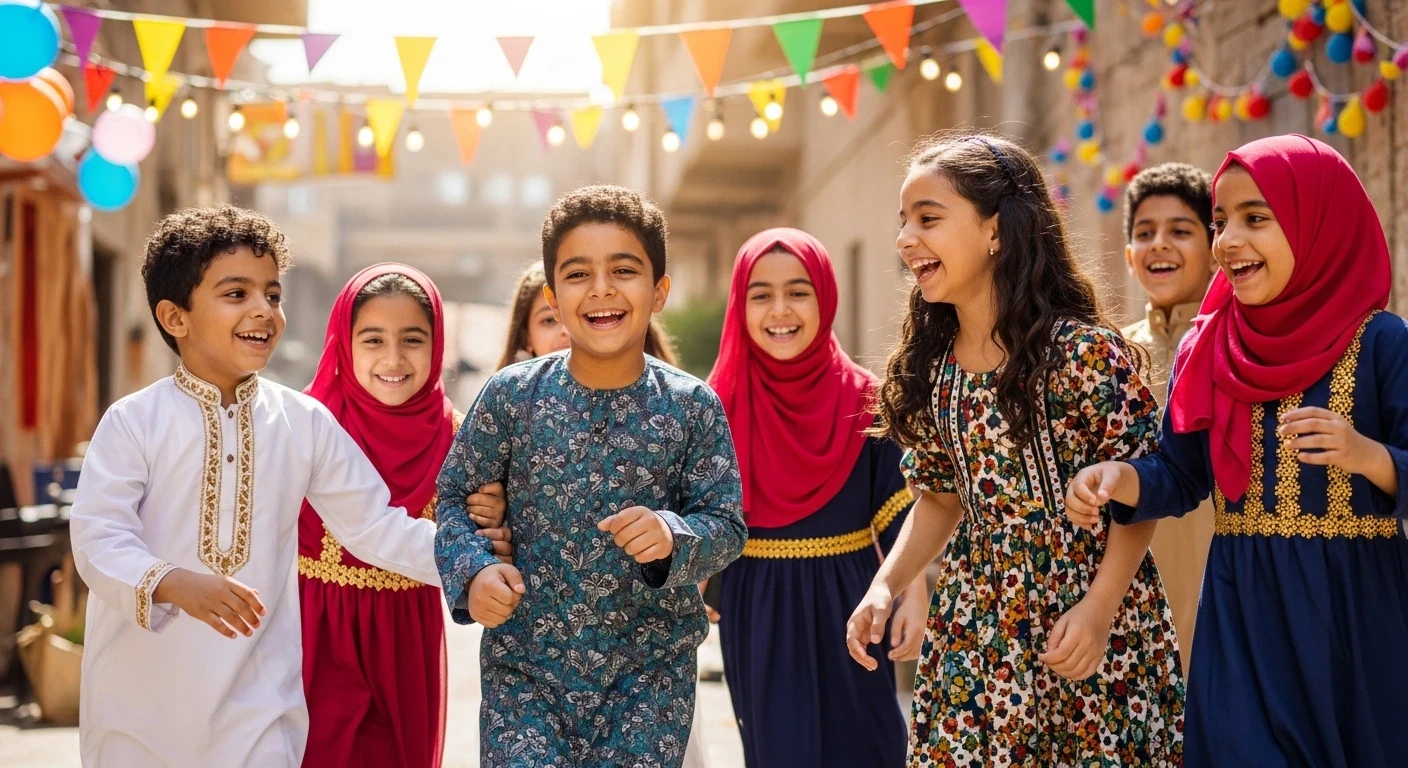 image about 10 أفكار لقضاء عيد الفطر مع الأطفال بطريقة إسلامية ممتعة تغرس القيم وتصنع الذكريات