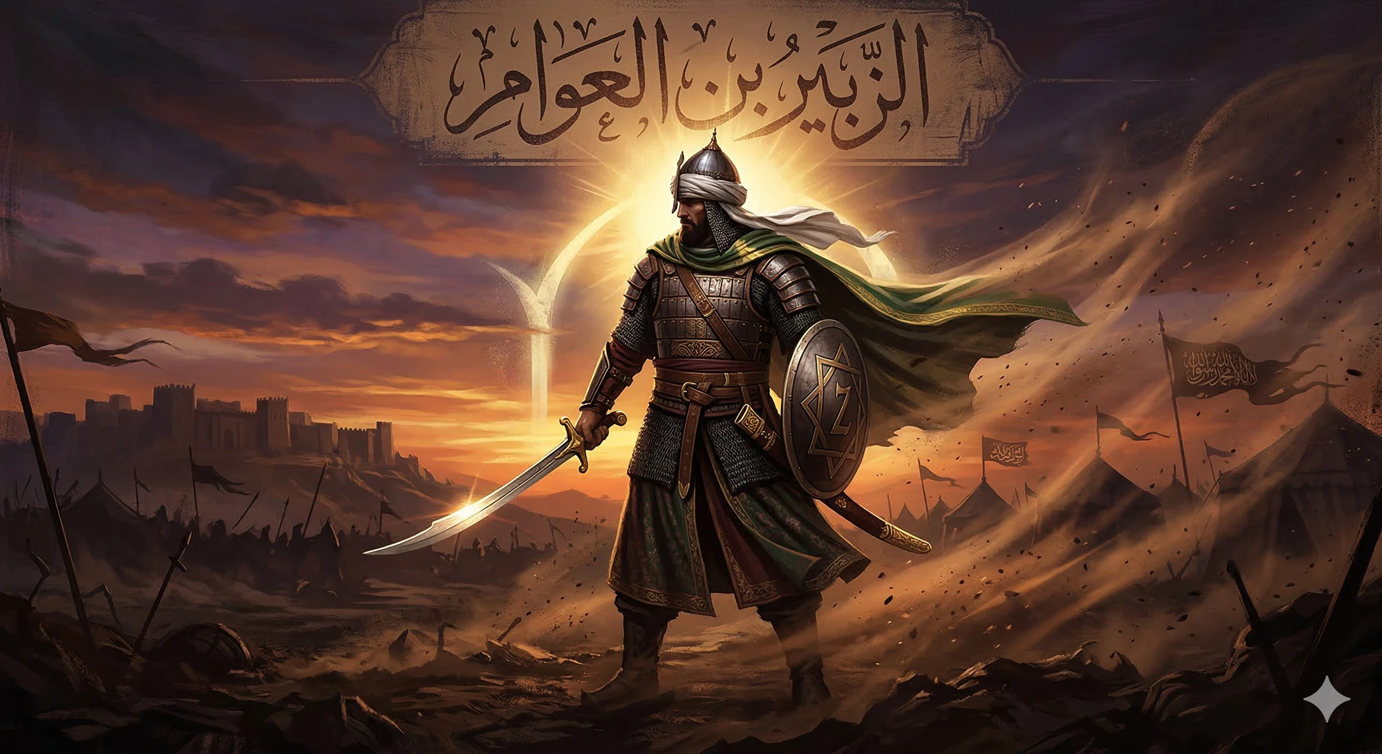 image about الزبير بن العوام: حواريّ رسول الله وفارس الإسلام الذي خطّ التاريخ بسيفه وإيمانه