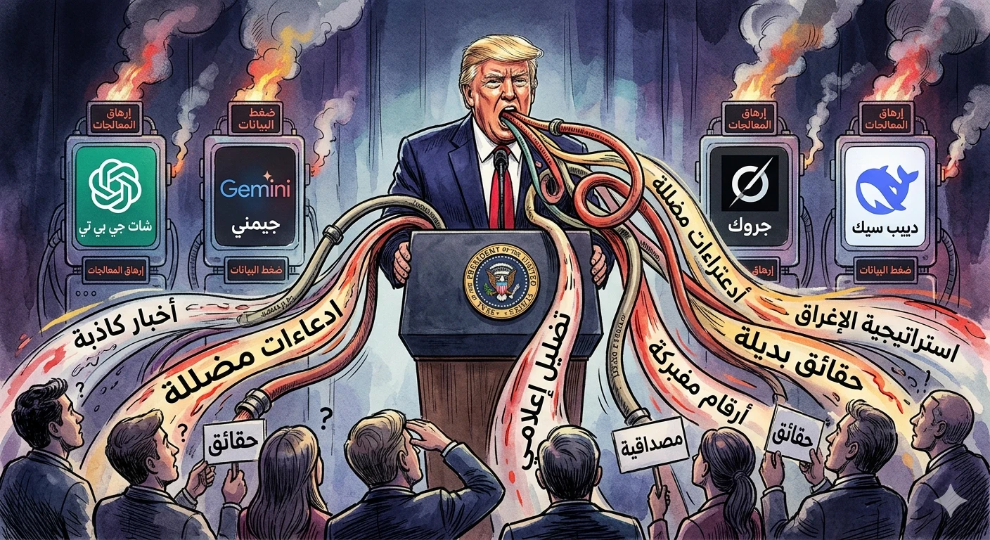 image about الذكاء الاصطناعي يعلن: ترامب أكثر الرؤساء تضليلاً في تاريخ أمريكا