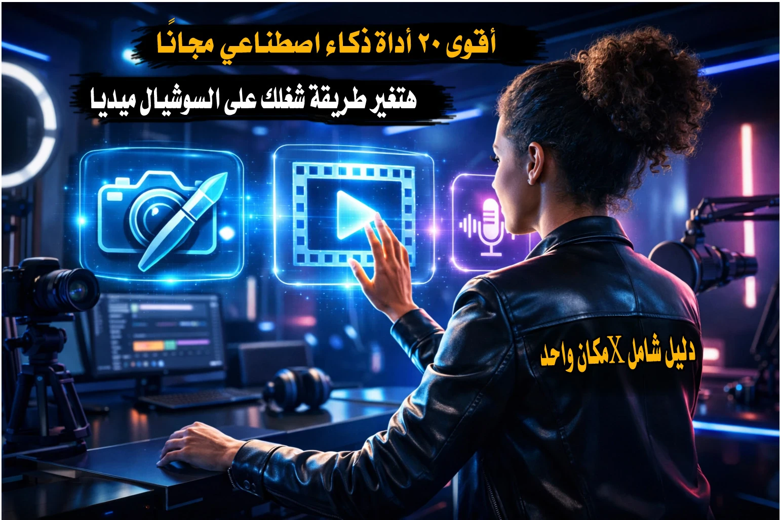 image about أقوى 20 أداة ذكاء اصطناعي مجانًا هتغير طريقة شغلك على السوشيال ميديا (صور + فيديو + بودكاست)