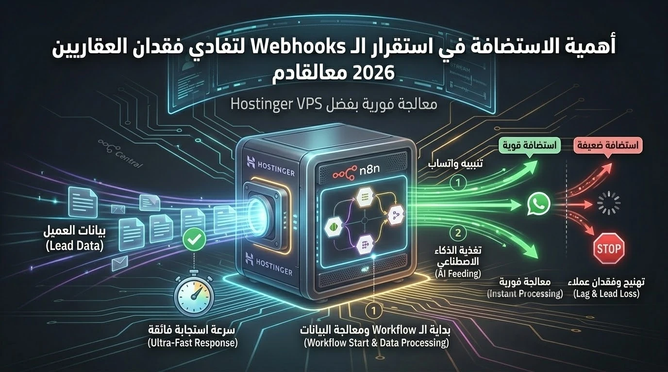 image about أتمتة العقارات: دليلك لبناء نظام يفلتر العملاء ويحجز المعاينات خطوة بخطوة بـ n8n