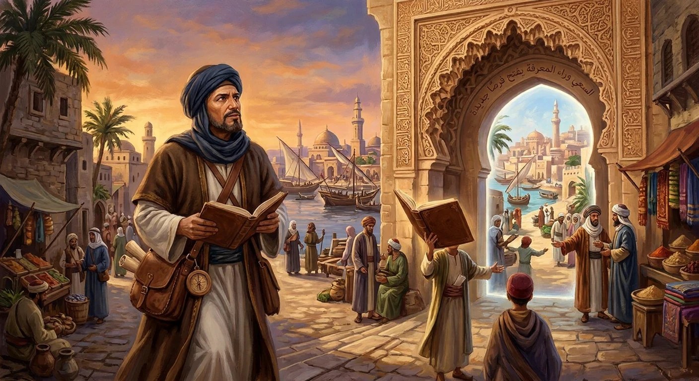 image about رحلة ابن بطوطة: كيف غيّر حب المعرفة حياة إنسان