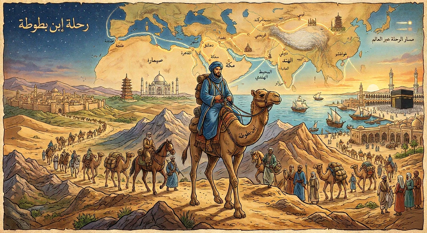image about رحلة ابن بطوطة: كيف غيّر حب المعرفة حياة إنسان
