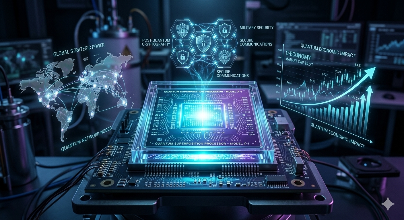 image about السيادة الكمية: كيف تعيد ميكانيكا الكم رسم خرائط القوة العسكرية والاقتصاد العالمي في 2026؟