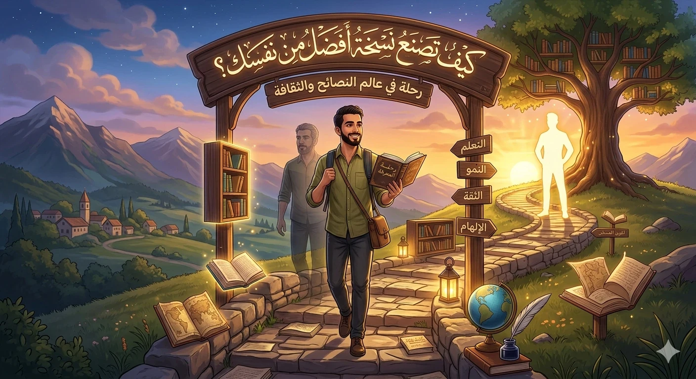 image about كيف تصنع نسخة أفضل من نفسك؟ رحلة في عالم النصائح والثقافة