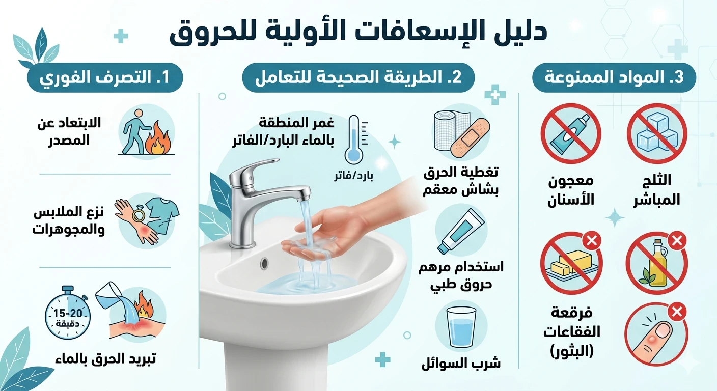 image about في ثواني ممكن تنقذ جلدك: دليلك للتعامل مع الحروق