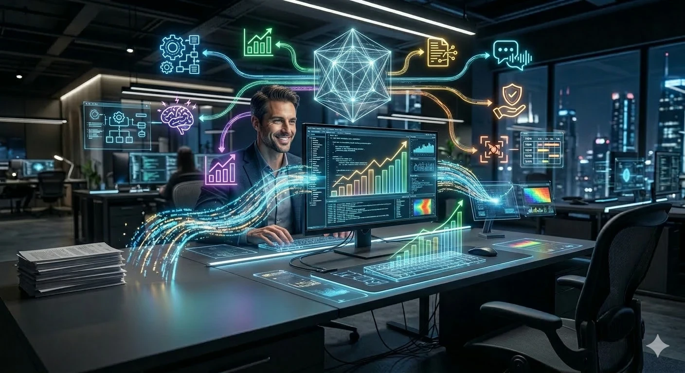 image about كيف تستخدم الذكاء الاصطناعي لتسهيل عملك وزيادة إنتاجيتك 10 أضعاف في 2026؟