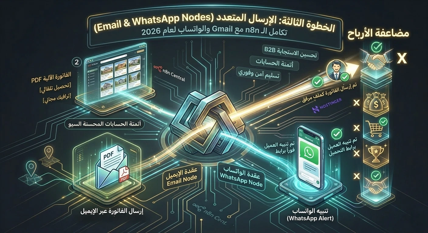 image about أتمتة الحسابات والفواتير: كيف تبني نظاماً يتابع المدفوعات ويصدر الفواتير تلقائياً بـ n8n؟