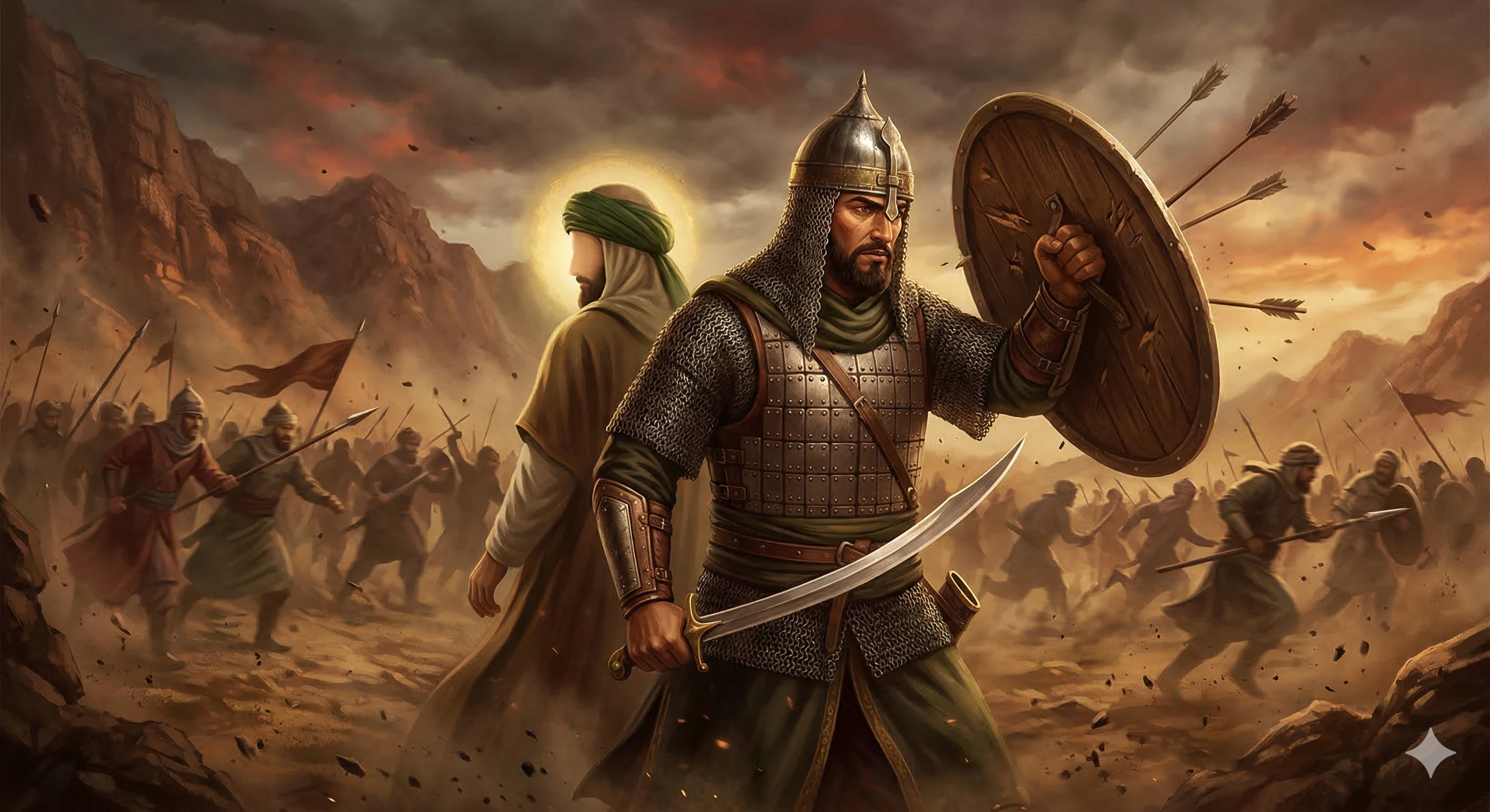 image about طلحة بن عبيد الله: شهيد يمشي على الأرض وبطل يوم أُحد