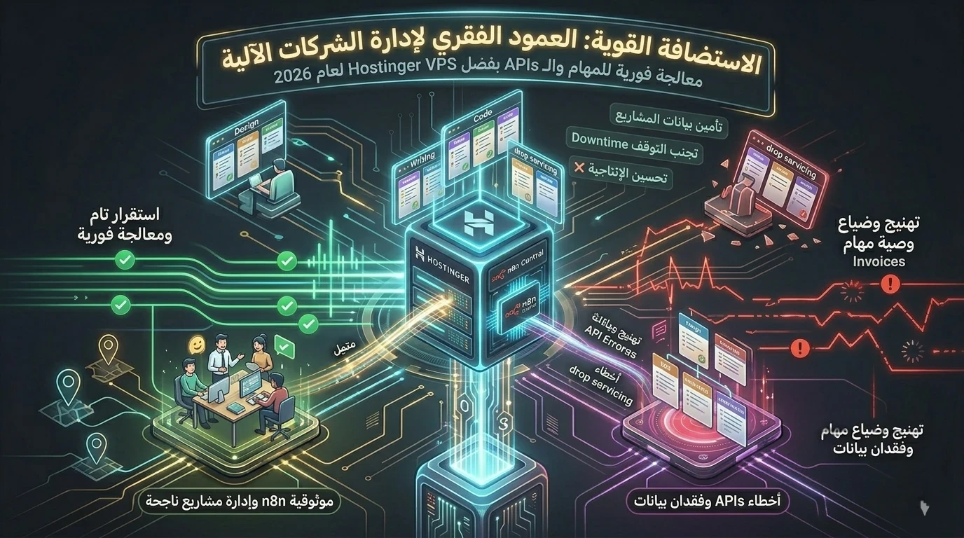 image about أتمتة إدارة المشاريع: كيف توزع المهام وتتابع فريقك تلقائياً بـ n8n؟