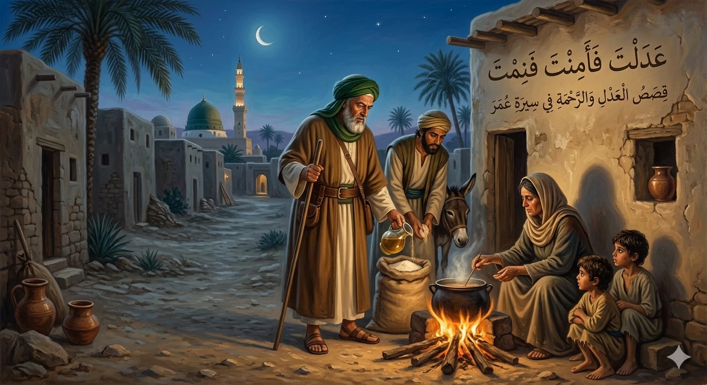 image about سيرة الفاروق: قصة عدل وقوة في حياة عمر بن الخطاب رضي الله عنه