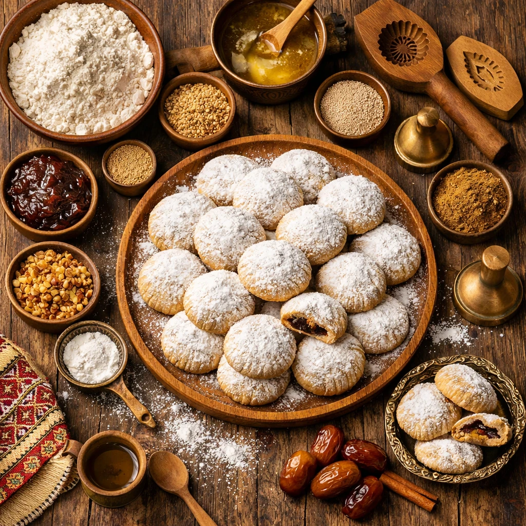 image about طريقة عمل كحك العيد في المنزل بخطوات سهلة ونتيجة مثل الجاهز