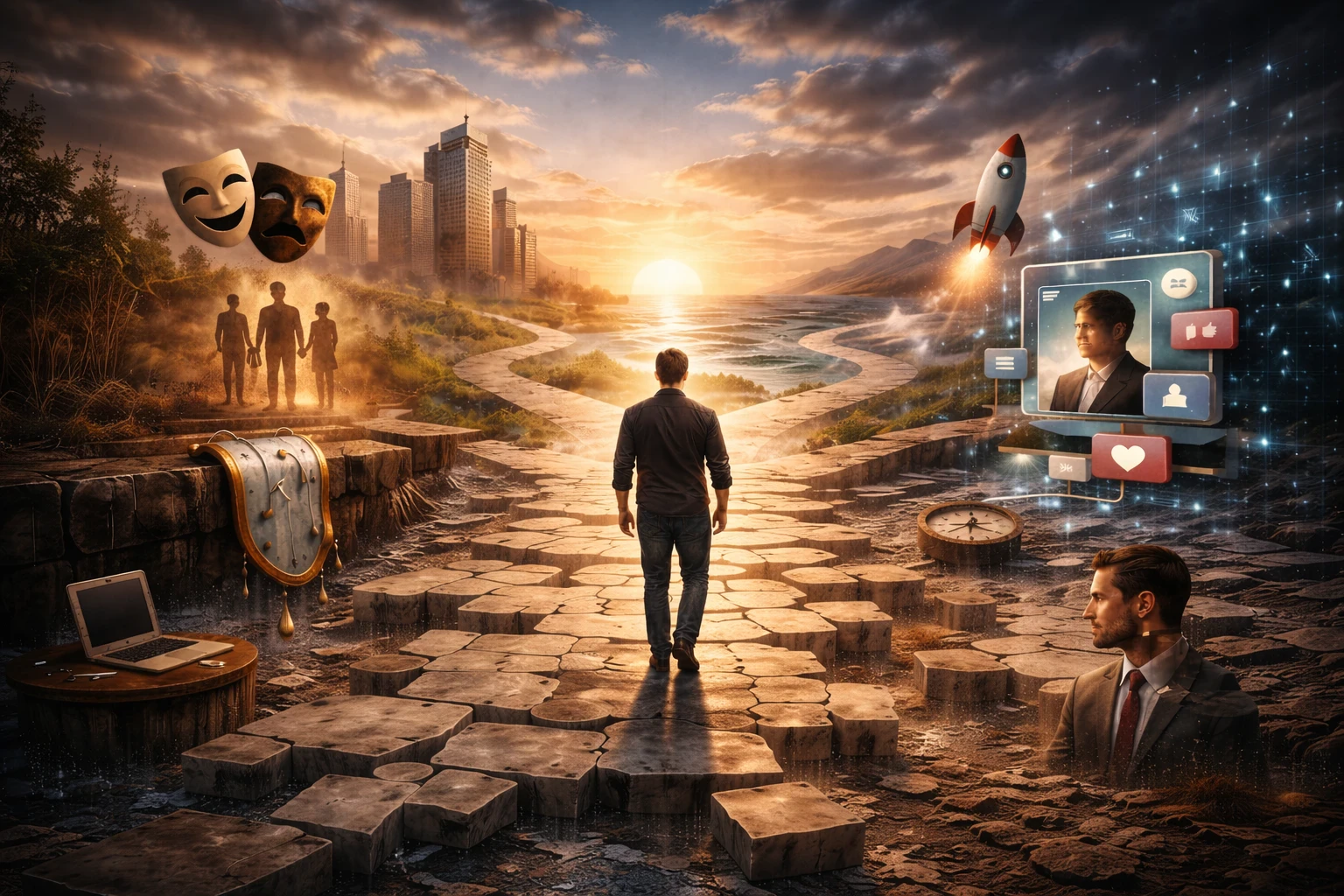 image about الهوية المتحولة: هل ما زلنا نمتلك ذواتًا ثابتة في عصر التغيير؟