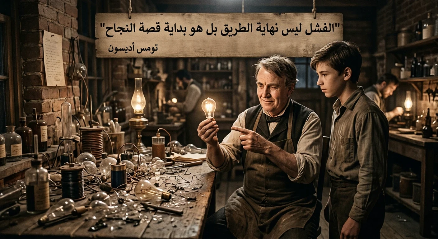image about قصة توماس إديسون: الفشل الذي صنع أعظم مخترع في التاريخ