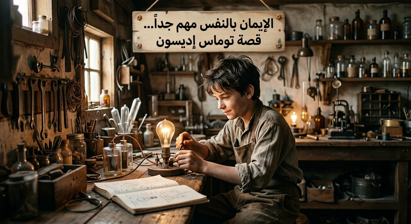 image about قصة توماس إديسون: الفشل الذي صنع أعظم مخترع في التاريخ