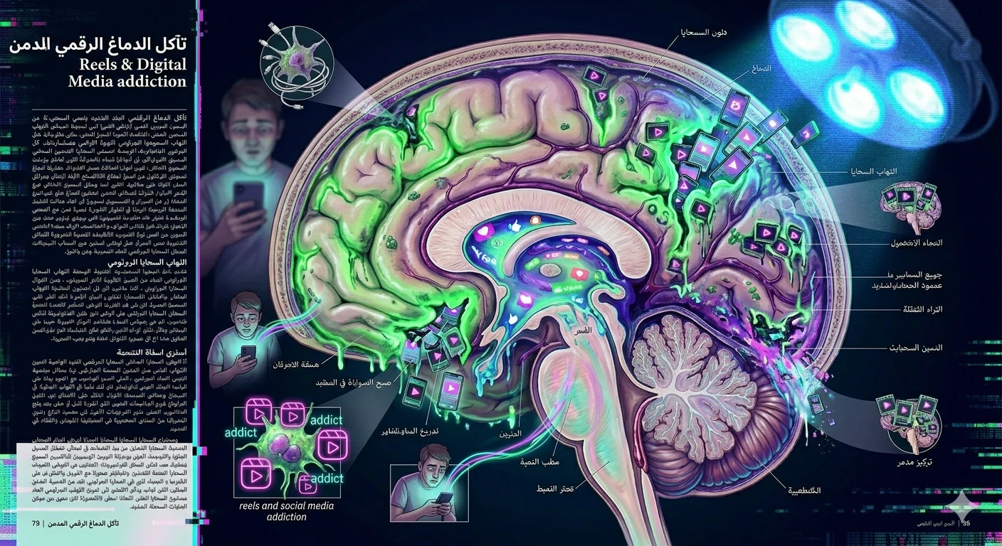 image about تعفن الدماغ الرقمي كيف تؤثر مشاهدة الريلز المفرطة على تركيزنا وعقولنا؟