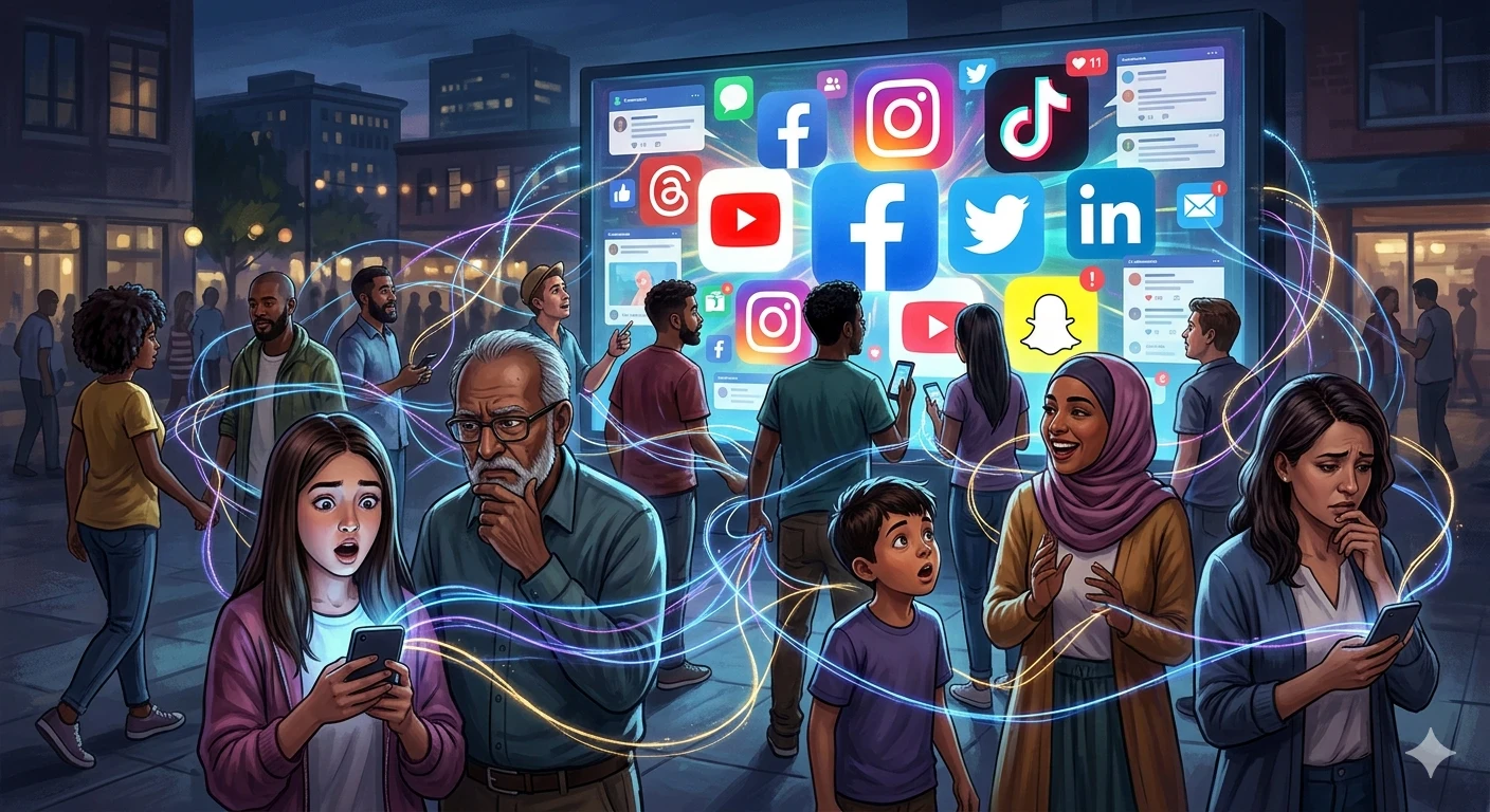 image about منصات التواصل الاجتماعي: كيف أعادت صياغة العالم في العصر الرقمي؟ الجديد