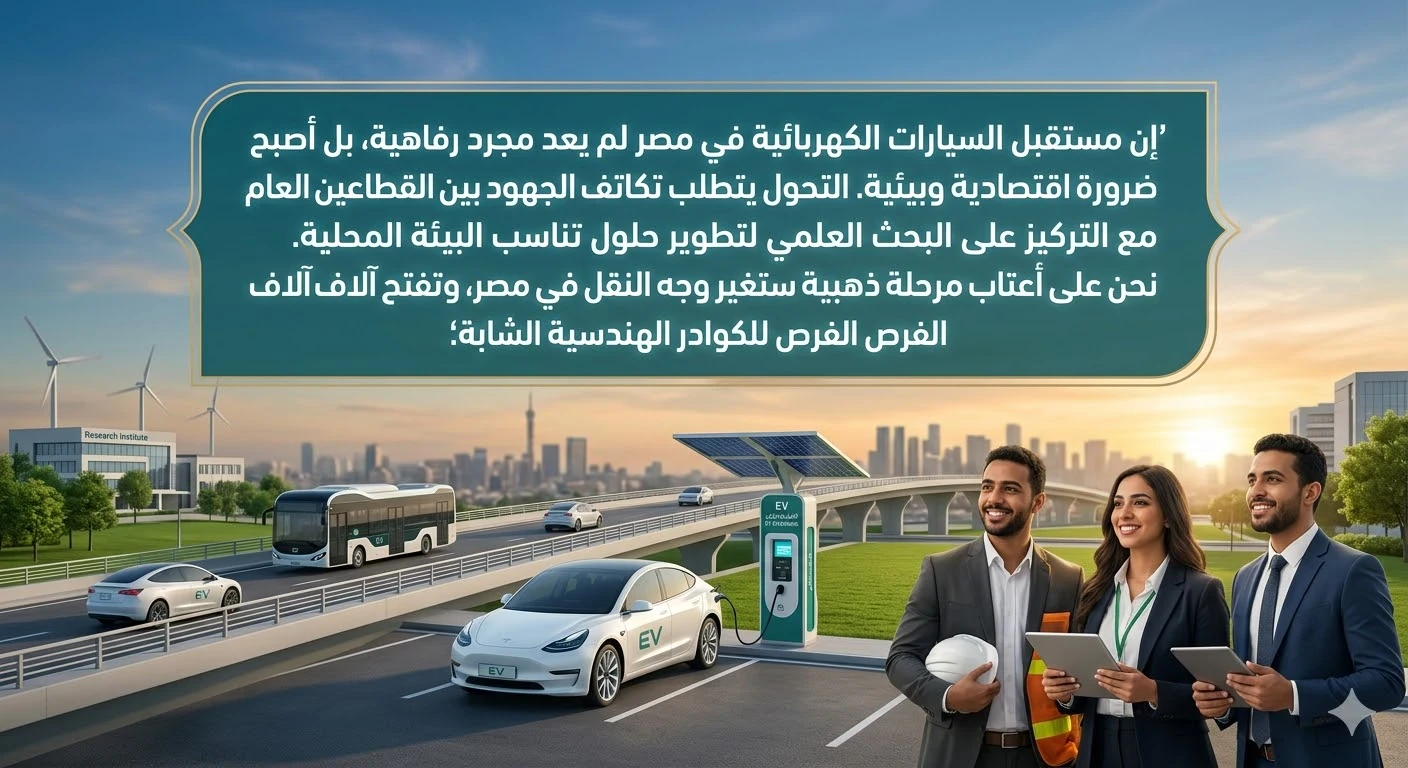 image about مستقبل السيارات الكهربائية في مصر