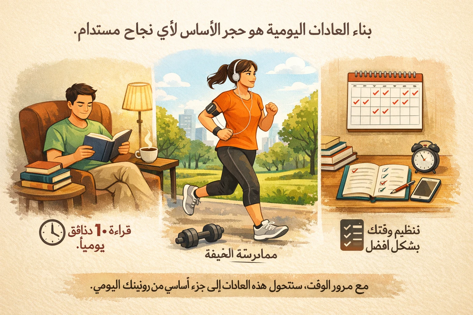 image about رحلة التحول الشخصي: كيف تبني عادات تغيّر حياتك