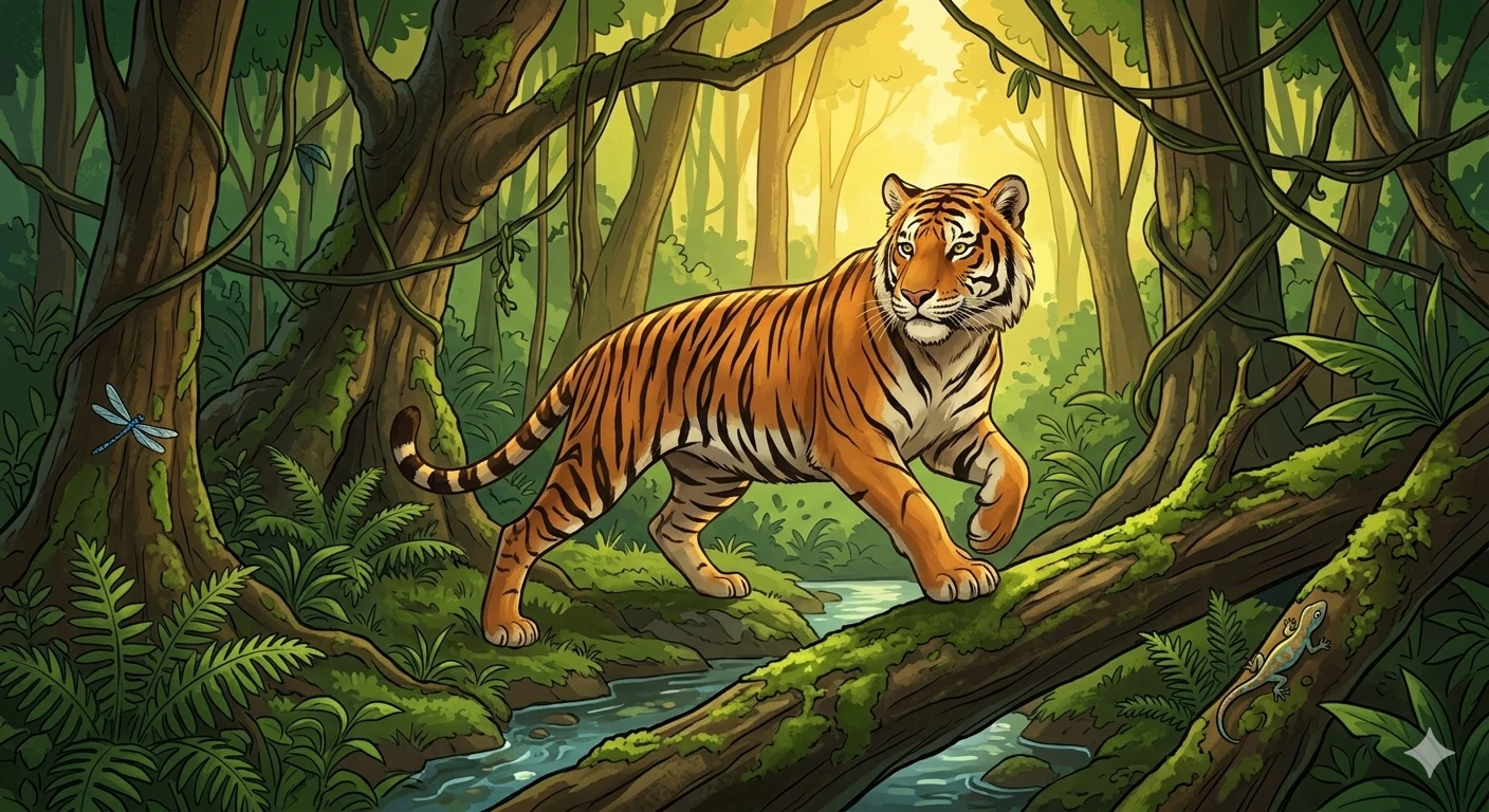 image about النمر والأسد… من عداوة إلى صداقة