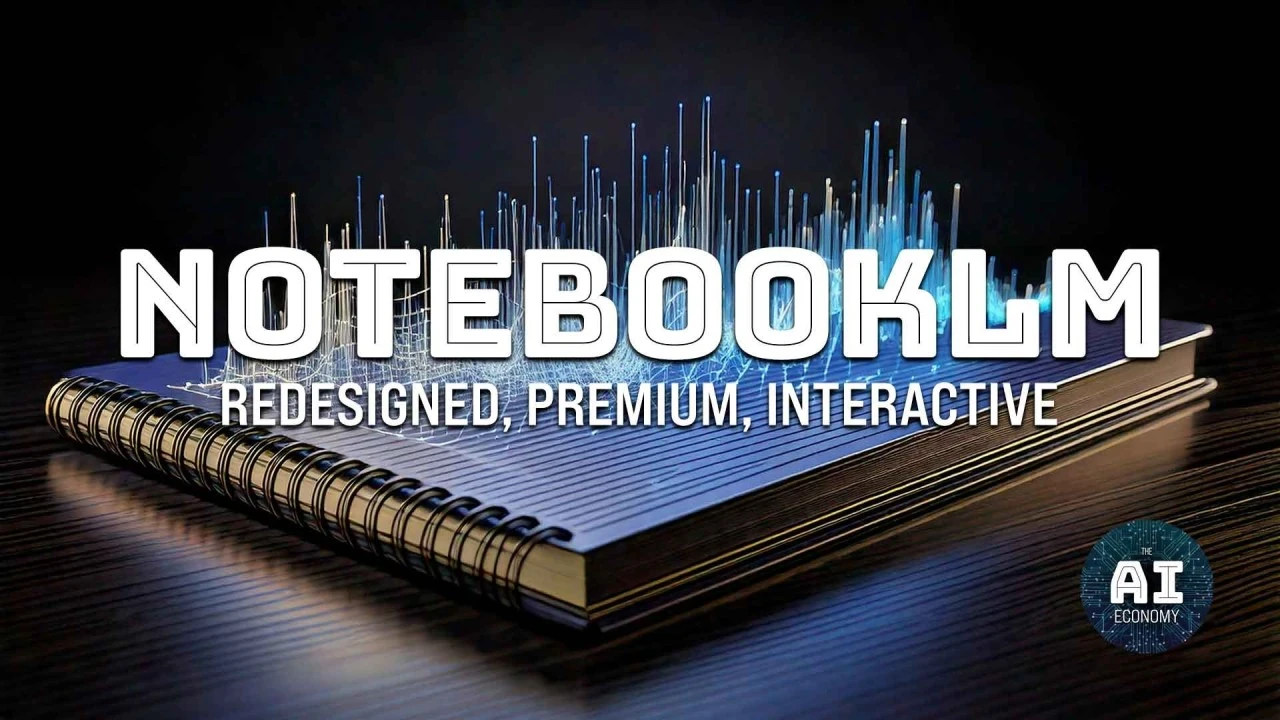 image about مستقبلك مع  NotebookLM من مجرد ملاحظات إلى قاعدة بيانات تفاعلية