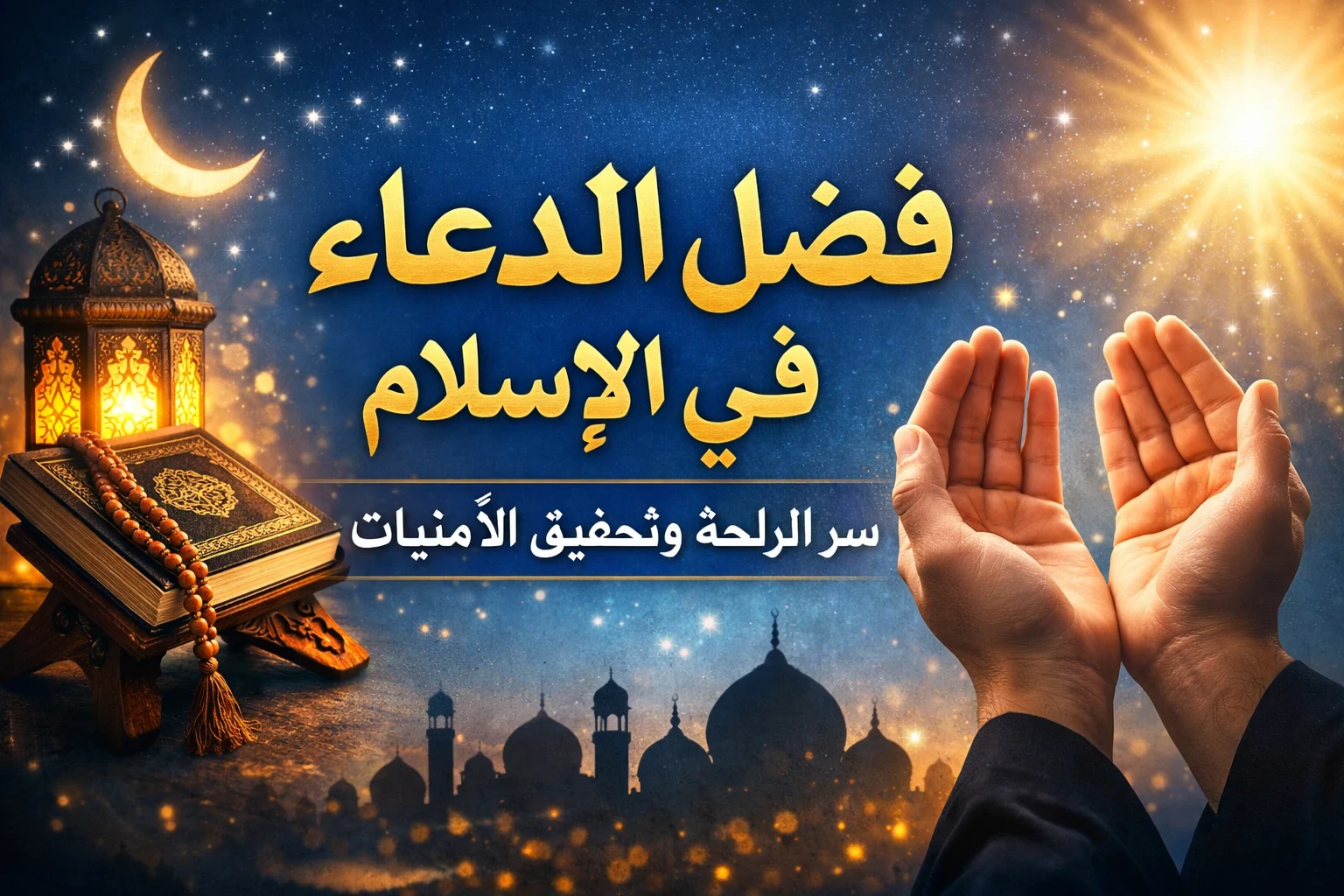 image about فضل الدعاء في الإسلام: سر الراحة وتحقيق الأمنيات