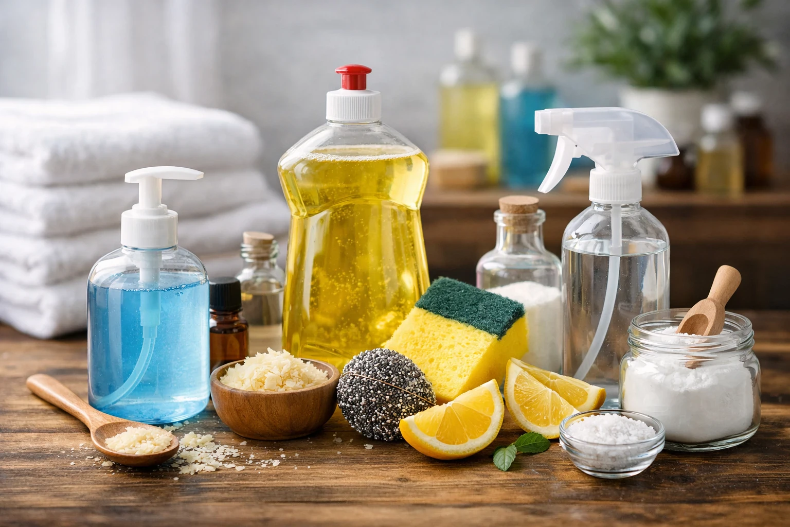 image about طريقة عمل الصابون السائل والمنظفات في المنزل (دليل شامل 2026)