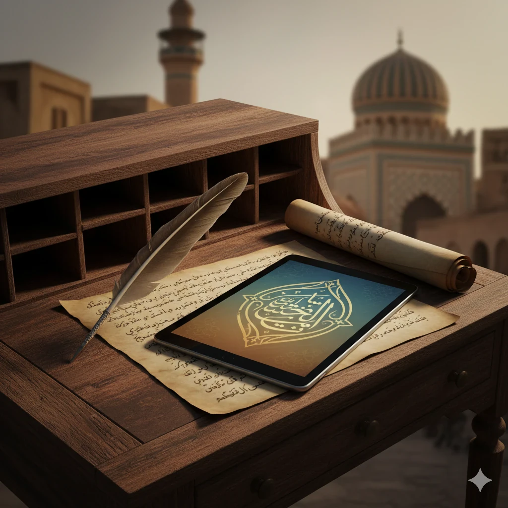 image about أدب البيان: دليل الكتابة الاحترافية للمقالات الإسلامية في العصر الرقمي