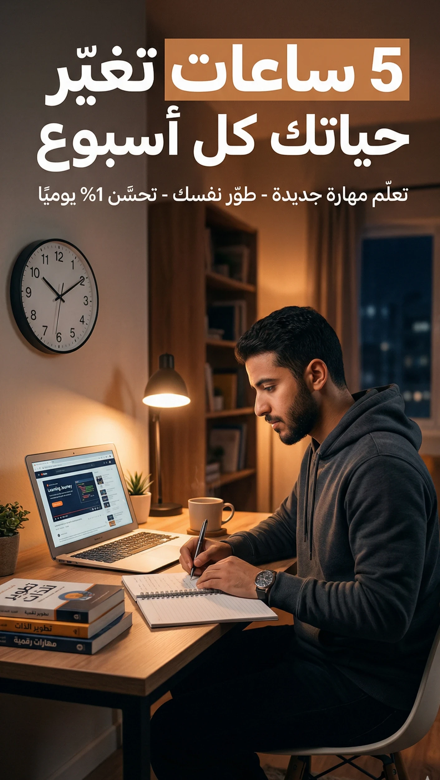 image about 5 ساعات تصنع نسخة جديدة منك كل أسبوع