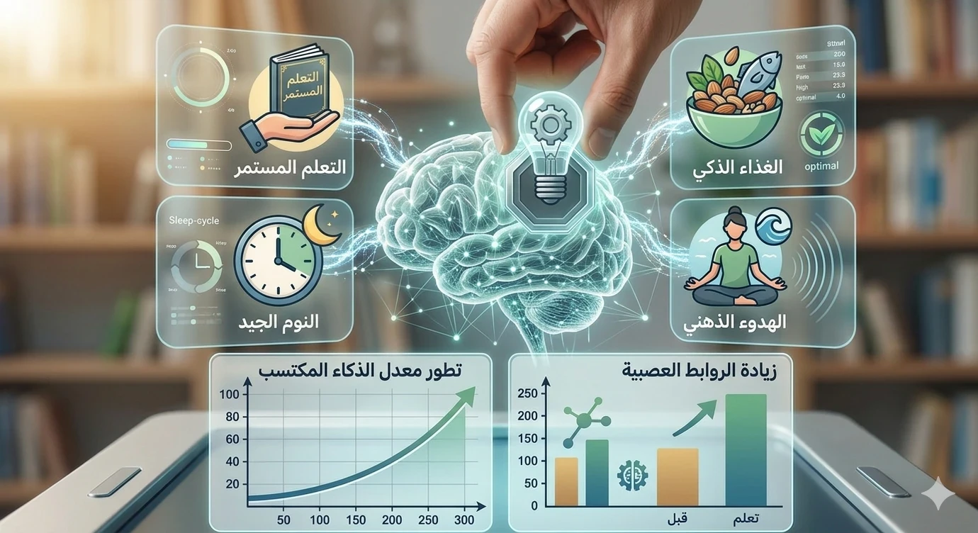 image about ​توقف عن كونك عادياً: الدليل العملي لتطوير ذكائك الخارق.