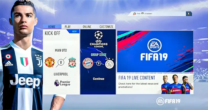 image about تحميل لعبة فيفا 2019 للاندرويد FIFA 19 APK الأصلية 2026