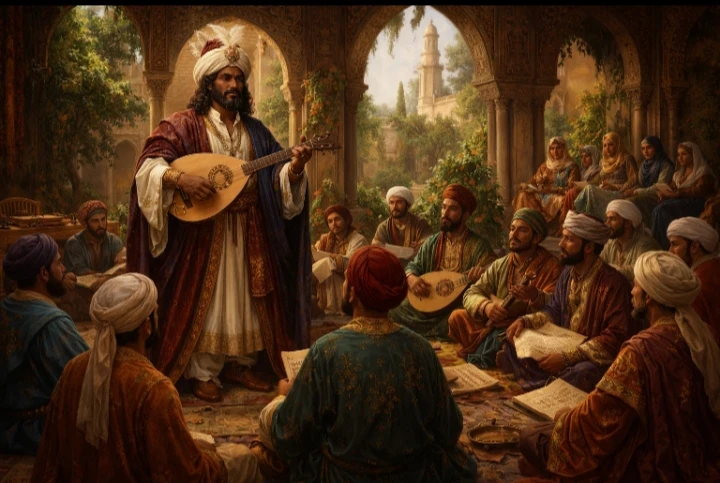 image about زرياب: الموسيقي الذي غيّر ذوق الأندلس وثقافة أوروبا