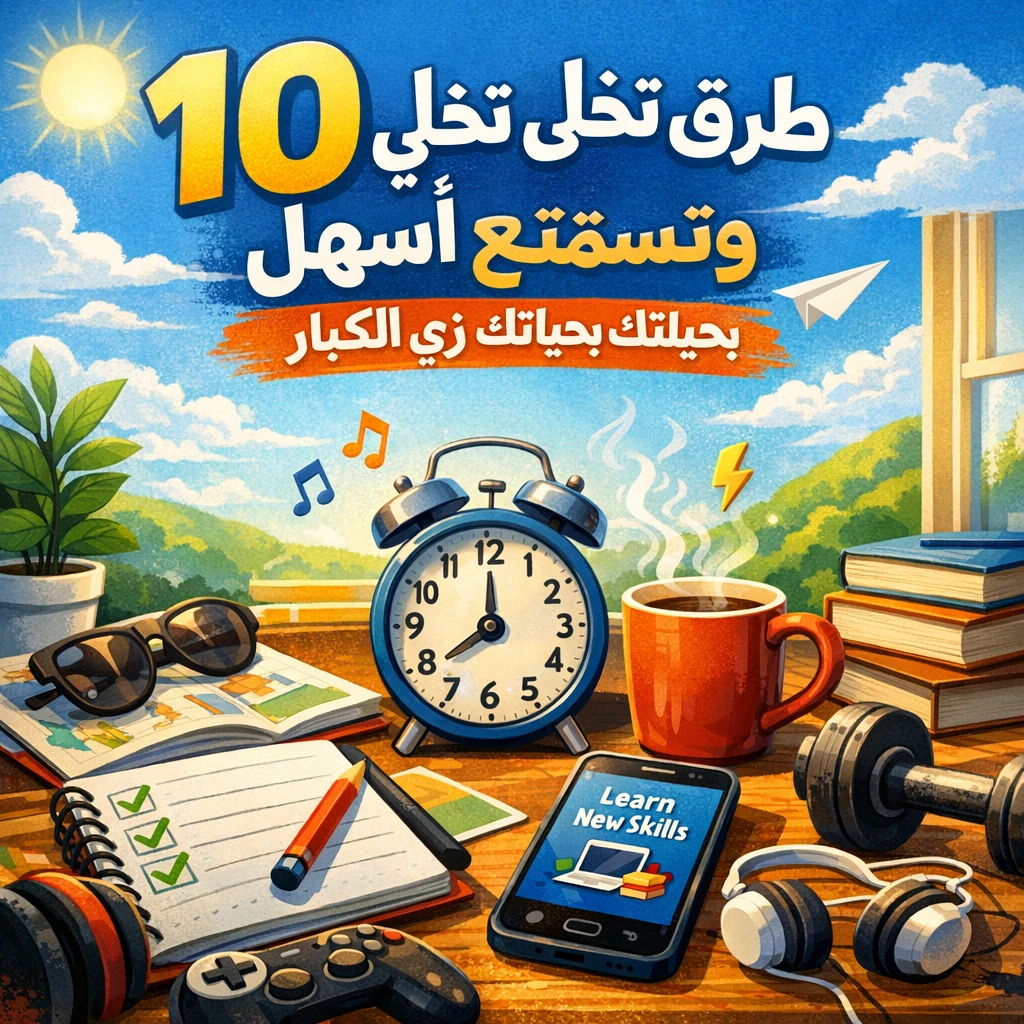 image about 10 طرق تخلي حياتك أسهل وتستمتع بيومك أكتر