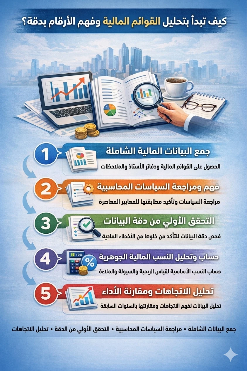 image about مدخل المحاسبة ٤: تحليل القوائم المالية