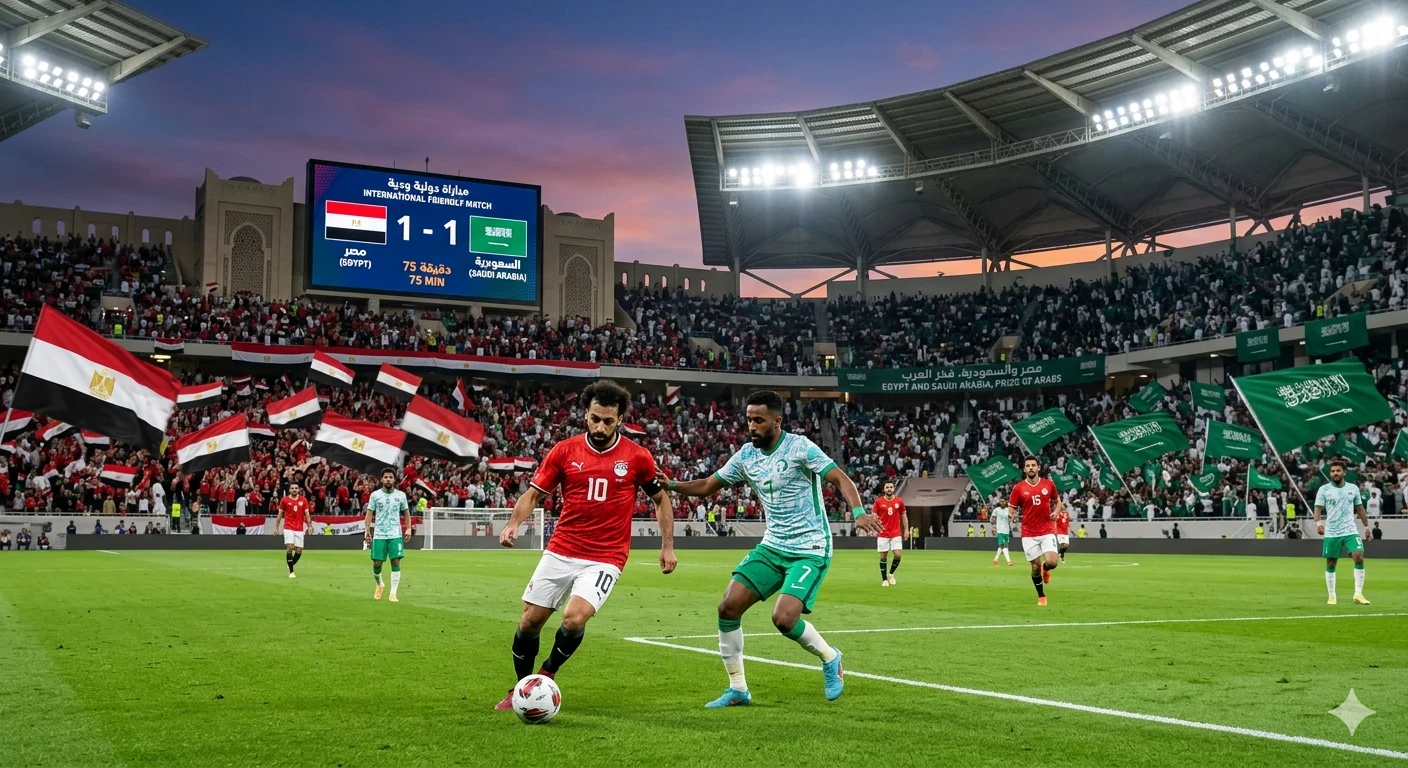 image about مباراة مصر والسعودية الودية.. مواجهة عربية منتظرة وتفاصيل الموعد والتشكيل المتوقع
