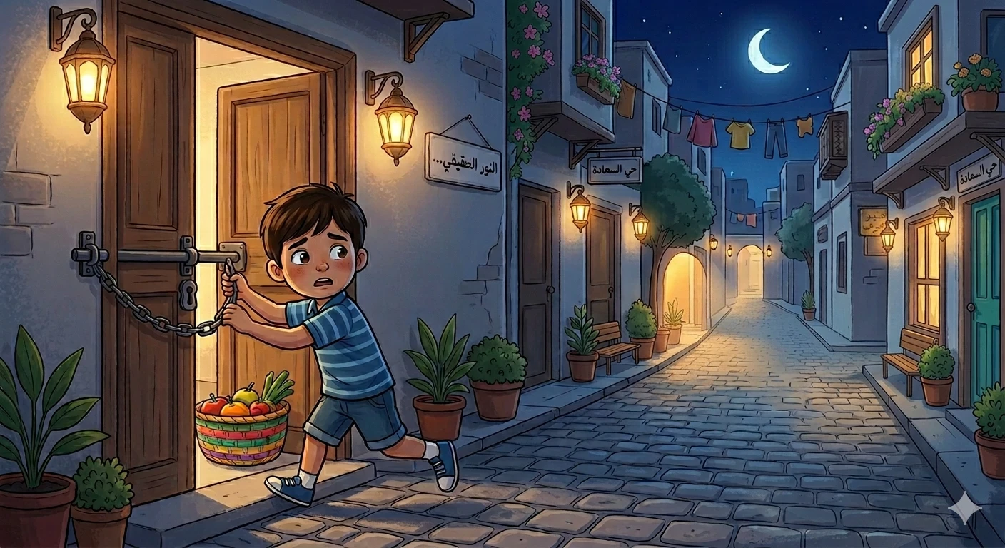 image about 🌙 مصباح الشارع الأخير 💡