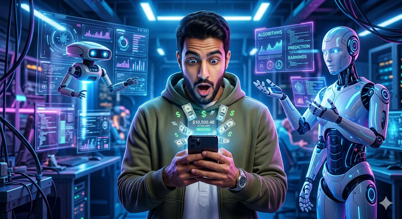 image about فضل مواقع الذكاء الاصطناعي للربح في 2026 (من الموبايل وبدون خبرة)