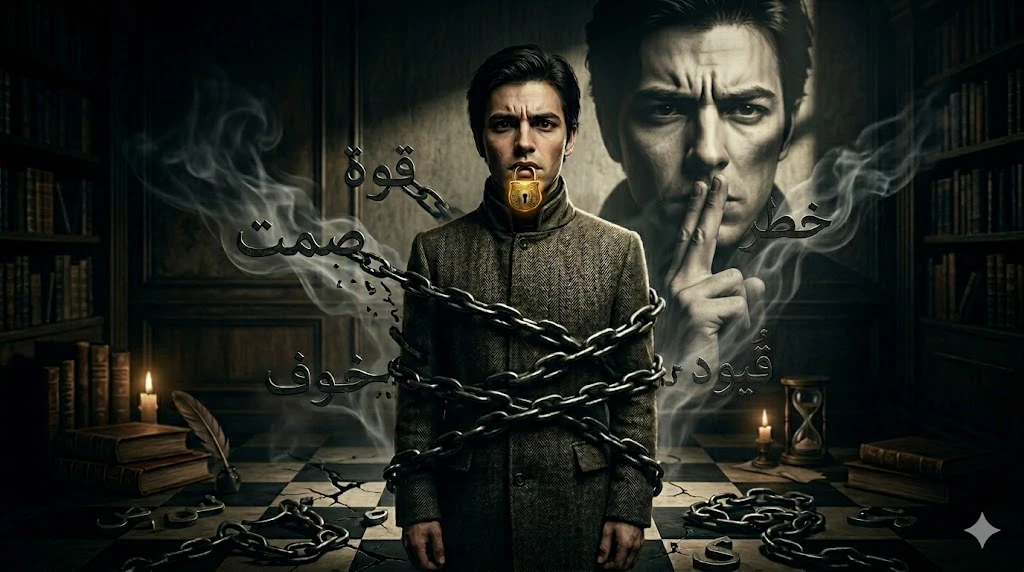 image about حين يتحول لسانك إلى عدوك: فن الصمت والتواصل الاستراتيجي في عالم لا ينسى الكلمات