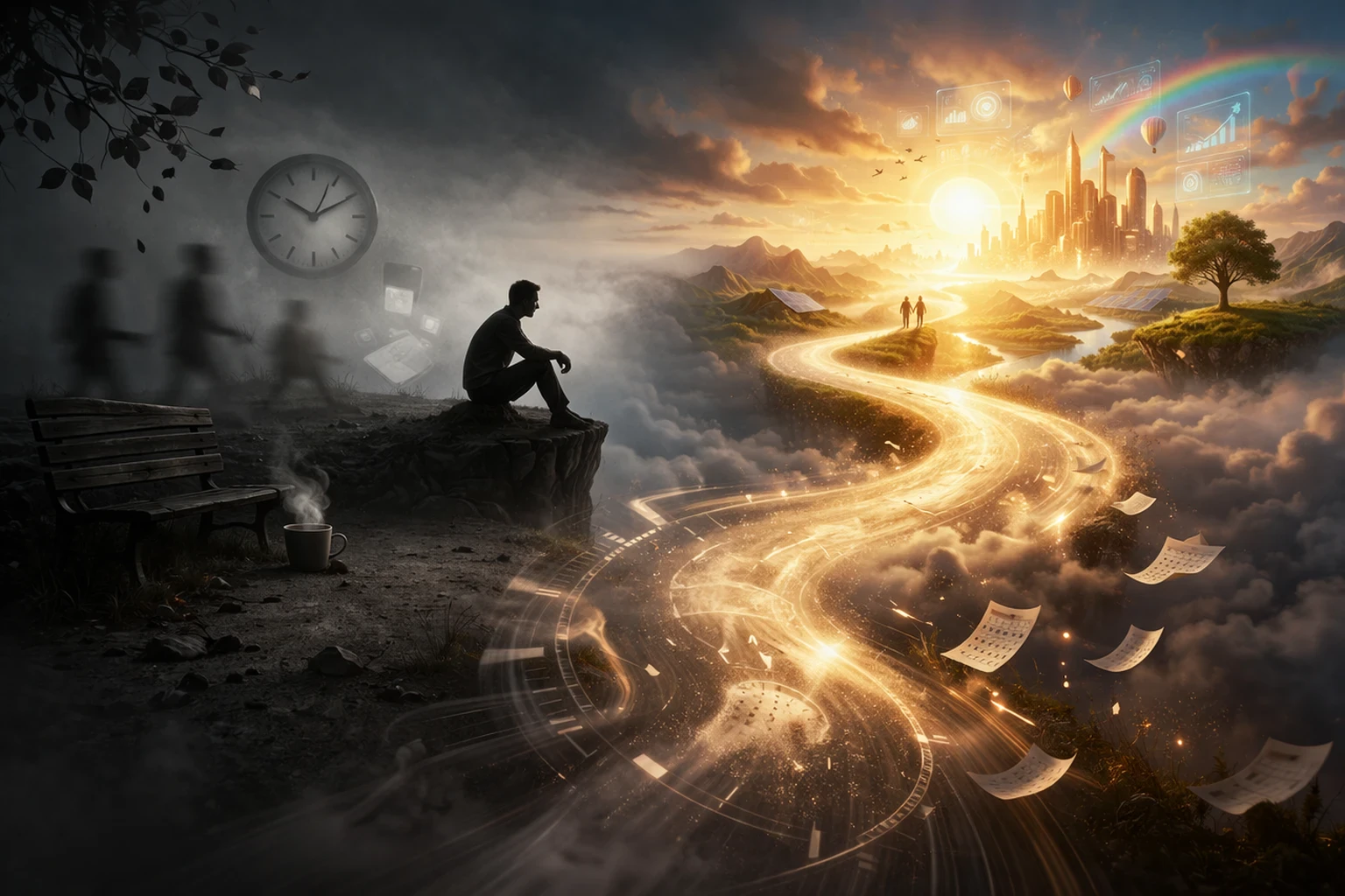 image about العيش في المستقبل: لماذا نعجز عن الحضور في اللحظة الراهنة؟