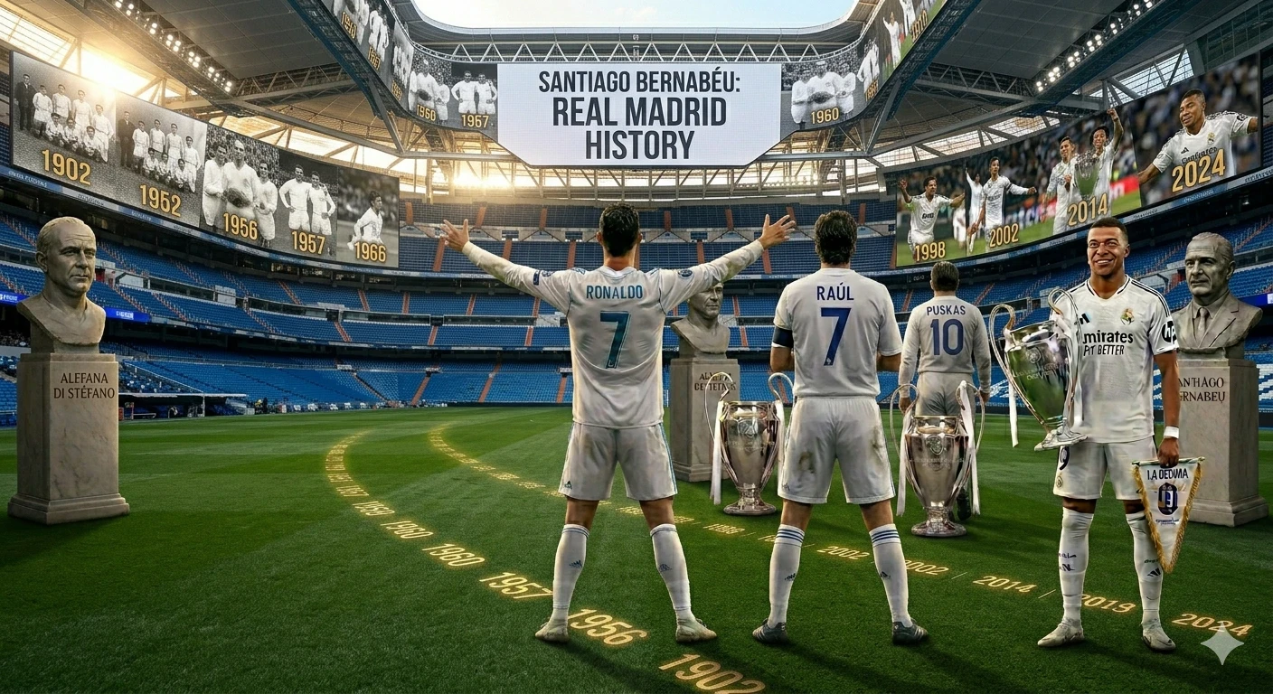 image about ريال مدريد: إمبراطورية كرة القدم وقصة الأساطير الذين صنعوا مجد القلعة البيضاء