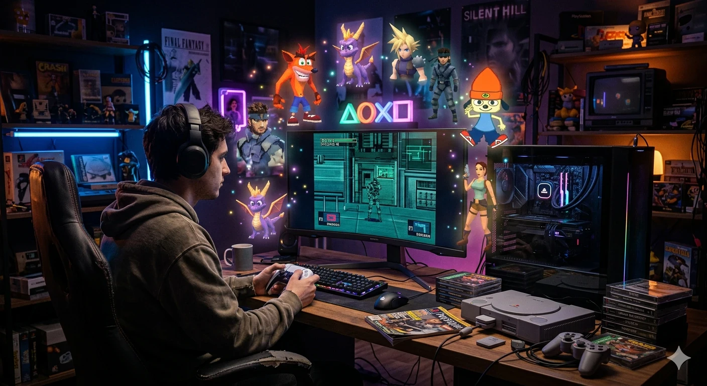 image about 🚀 رحلة إلى الماضي: كيف تستمتع بألعاب البلايستيشن القديمة على الكمبيوتر بجودة خرافية!