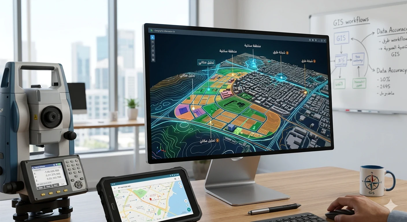 image about ​مستقبل الخرائط الرقمية: دليلك الشامل لأهم برامج المساحة والـ GIS في سوق العمل
