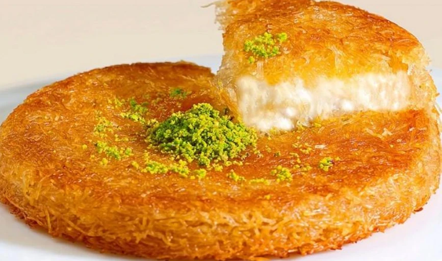 image about  طريقة عمل الكنافة بالقشطة بخطوات سهلة للمبتدئين