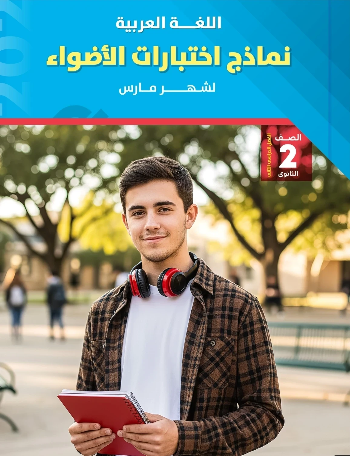 image about 📥 تحميل النماذج الاسترشادية عربي الصف الثاني الثانوي الترم الثاني 2026 PDF شهر مارس بالإجابات – رابط مباشر وسريع