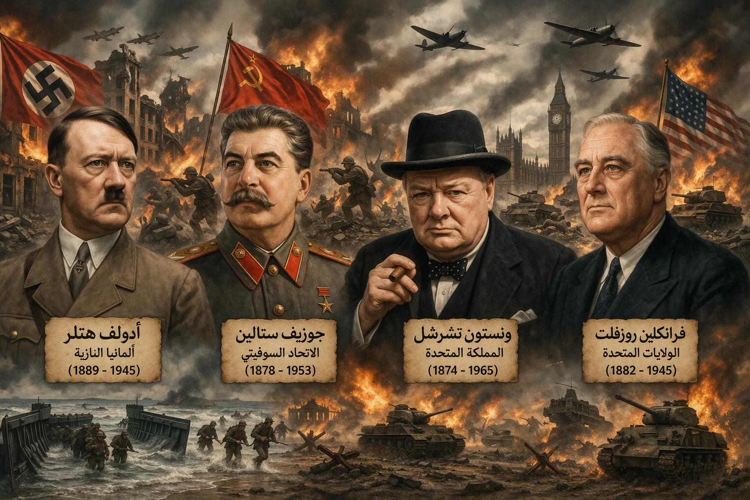 image about الحرب العالمية الثانية (1939–1945) – أسئلة وأجوبة شاملة